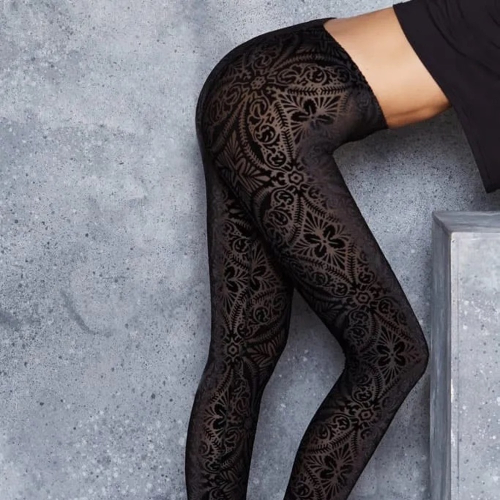 Limited Edition BlackMilk Burned Velvet Leggings
